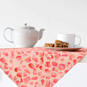 Neon Leopard Print Tea Towel