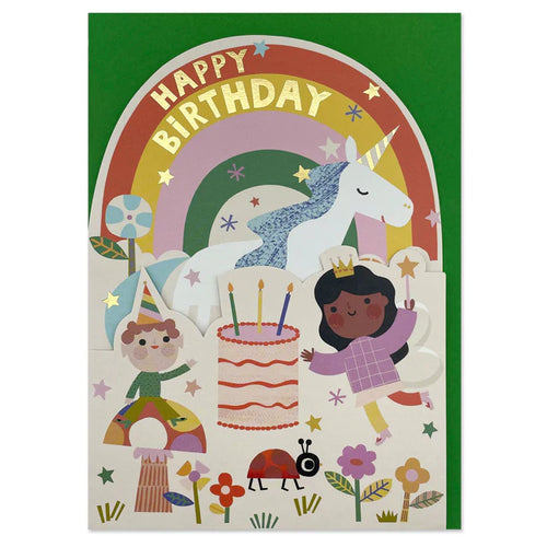 Happy Birthday Magical Rainbow Card