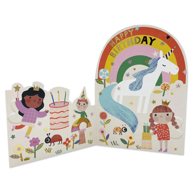 Happy Birthday Magical Rainbow Card