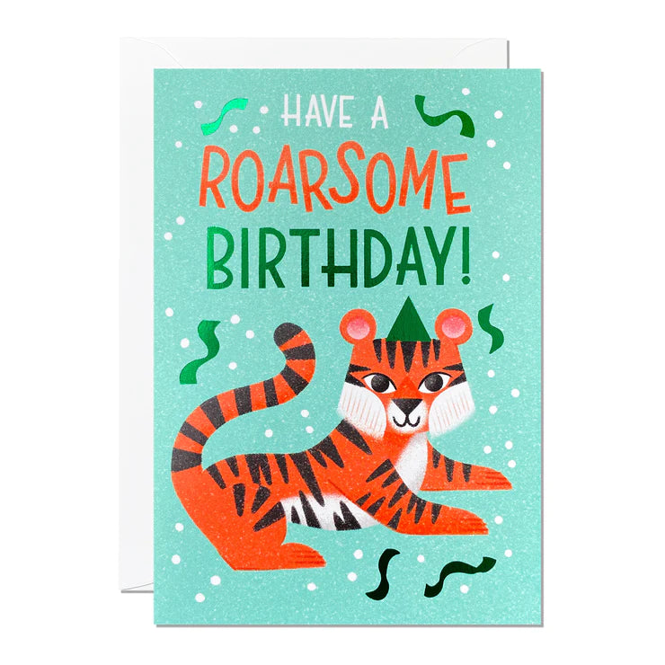 Roarsome Birthday Tiger Card