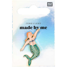 Load image into Gallery viewer, Red Mermaid Pin