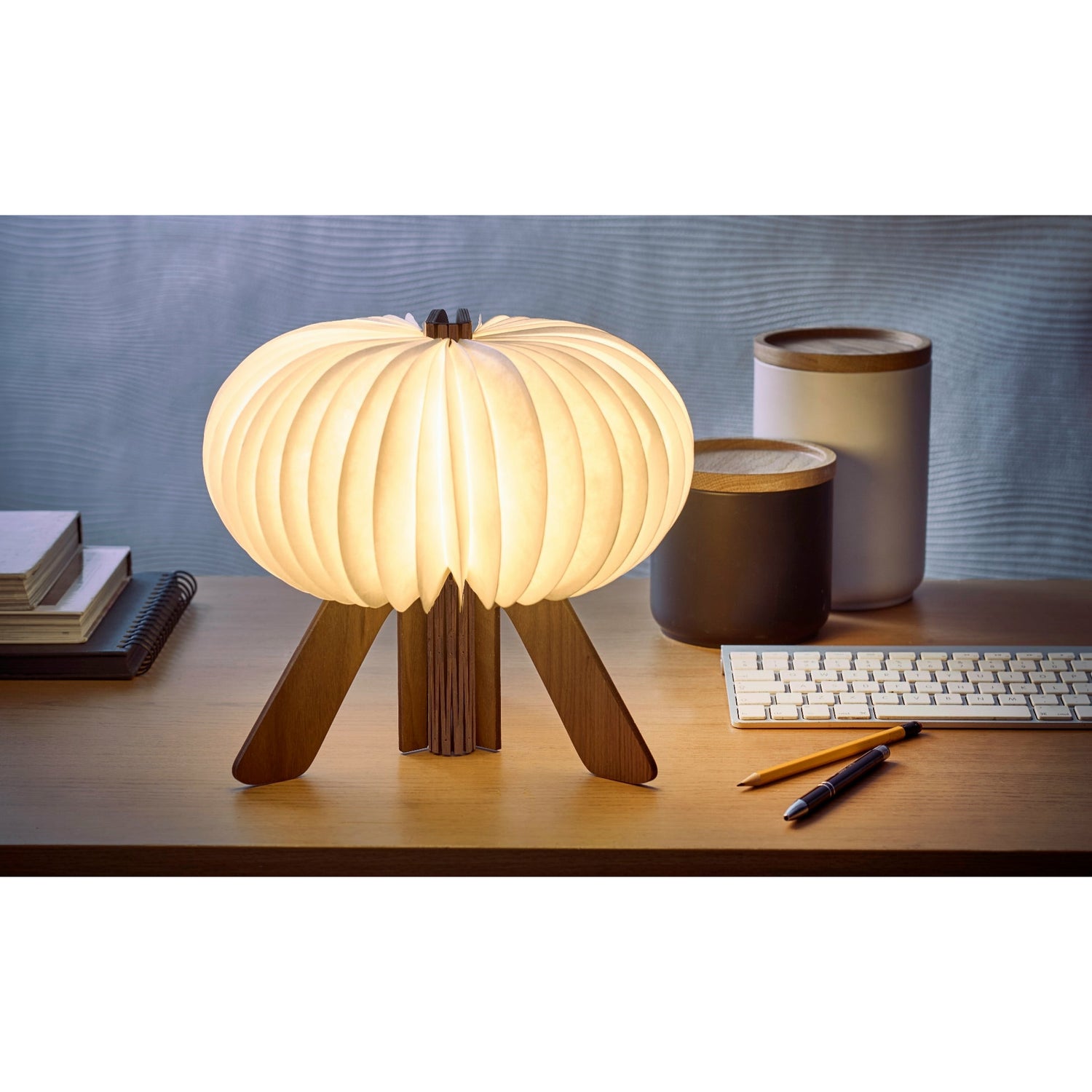 R Space Lamp Walnut