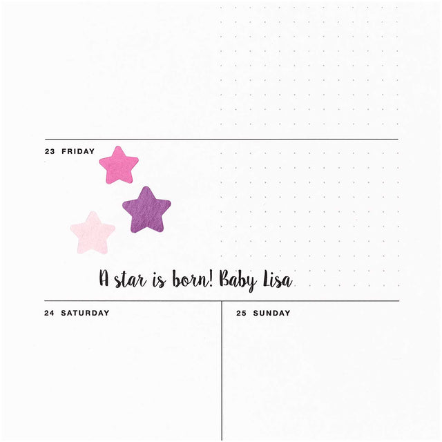 Rainbow Stars Stickers