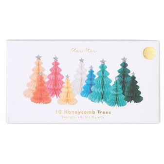 Rainbow Forest Honeycomb Decorations
