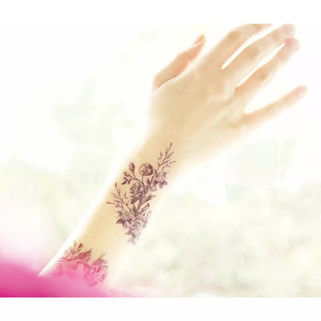 Temporary Tattoos Rosy Daisy