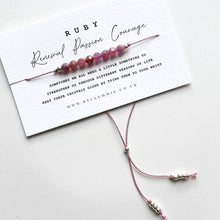 Load image into Gallery viewer, Ruby Crystal Bracelet
