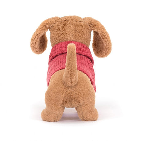 Pink Sweater Sausage Dog