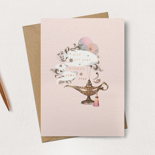 Wishing Lamp Card