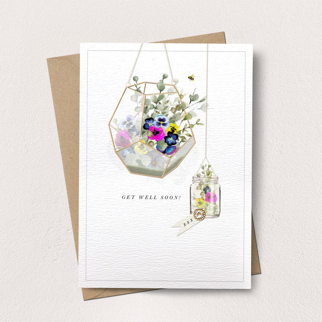 Get Well Soon Terrarium Card
