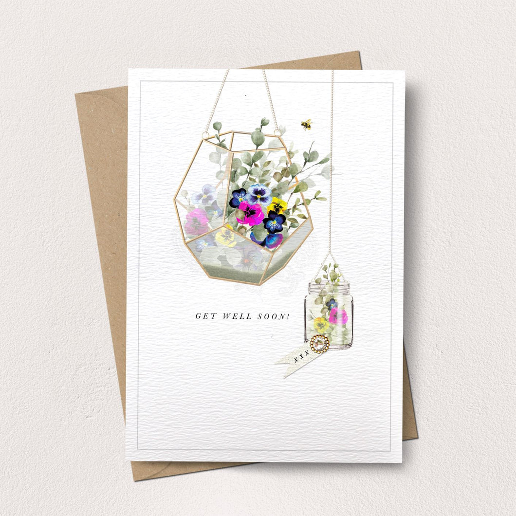 Get Well Soon Terrarium Card