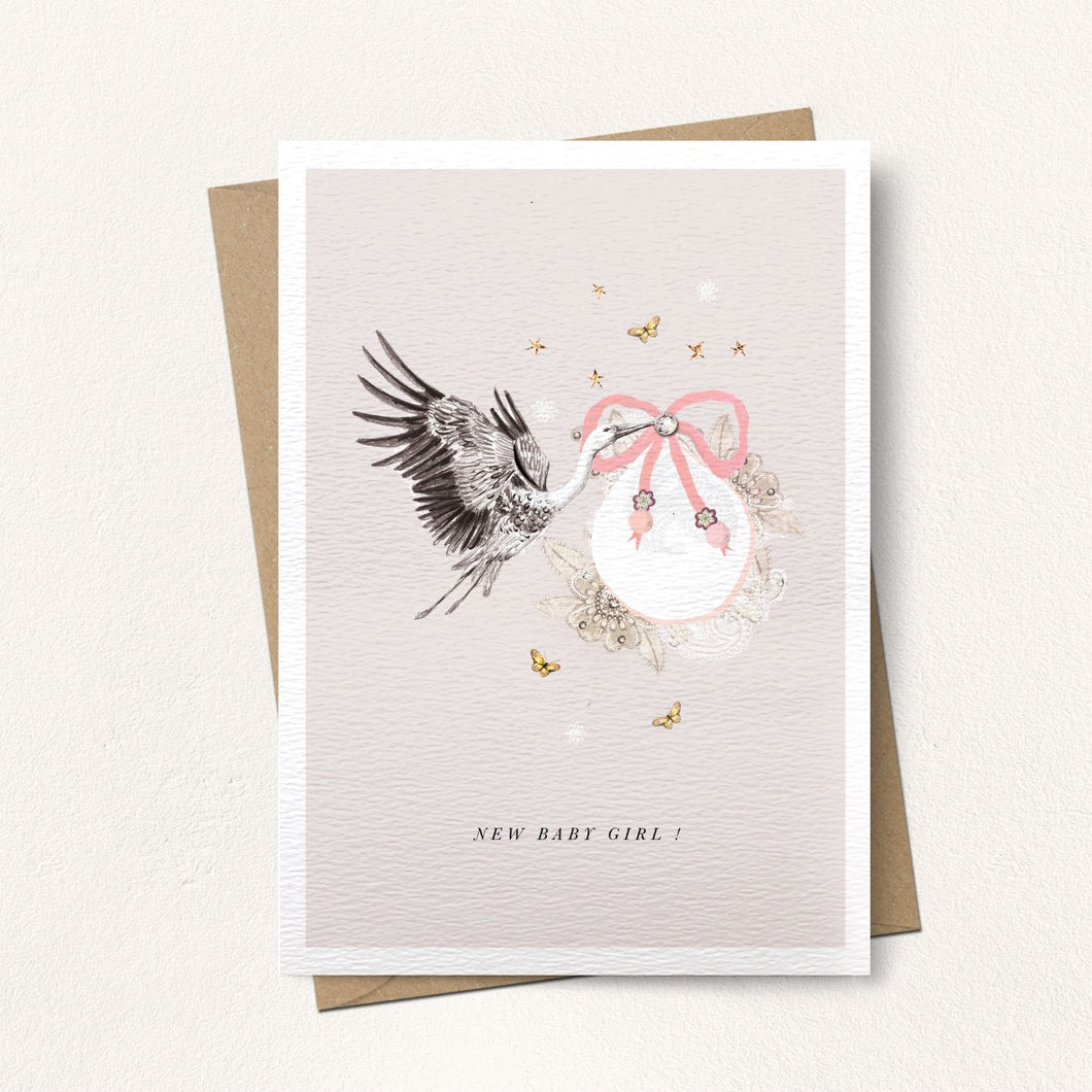 New Baby Girl Card