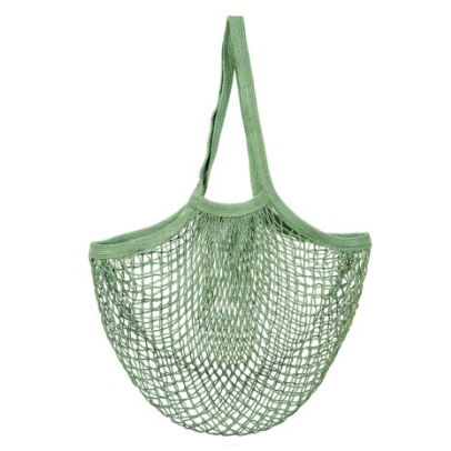 Organic Cotton String Bag Olive Green