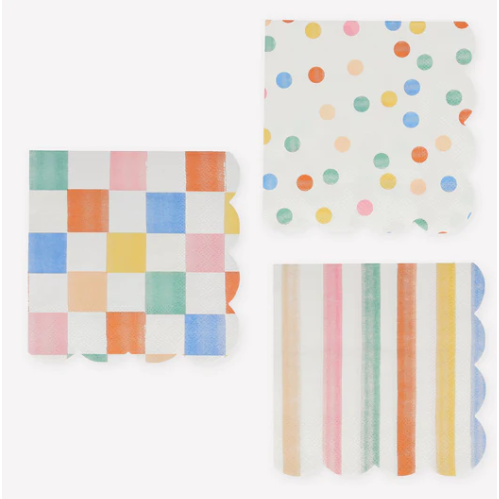 Colourful Pattern Large Napkins