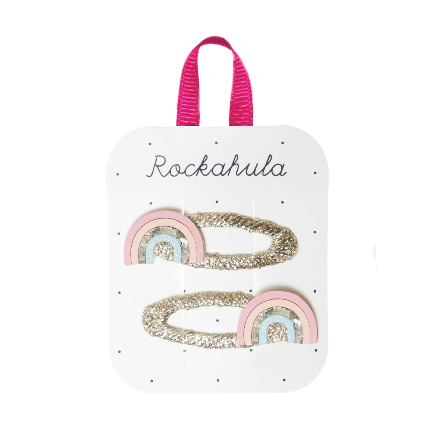 Shimmer Rainbow Hair Clips