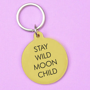 Stay Wild Moon Child Key Ring