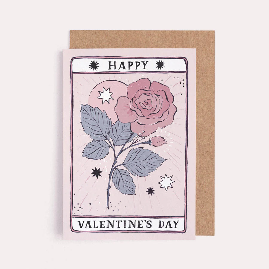 Happy Valentines Day Tarot Card