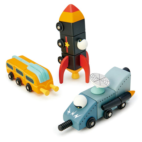 Wooden Space Race