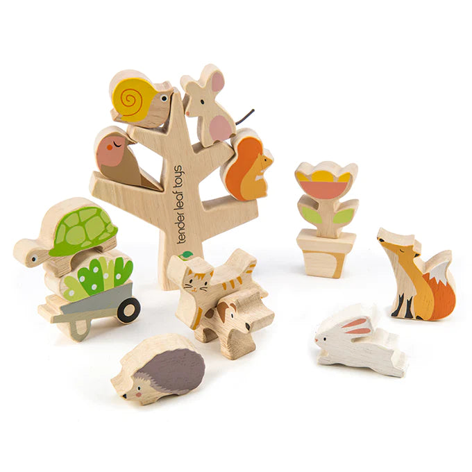 Wooden Stacking Garden Friends