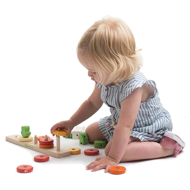 Wooden Counting Carrots