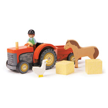 Load image into Gallery viewer, Wooden Farmyard Tractor
