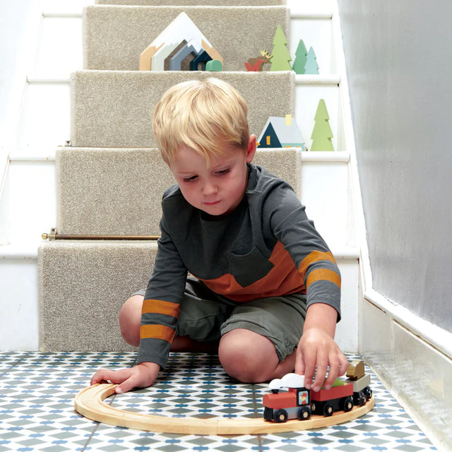 Treetops Wooden Train Set