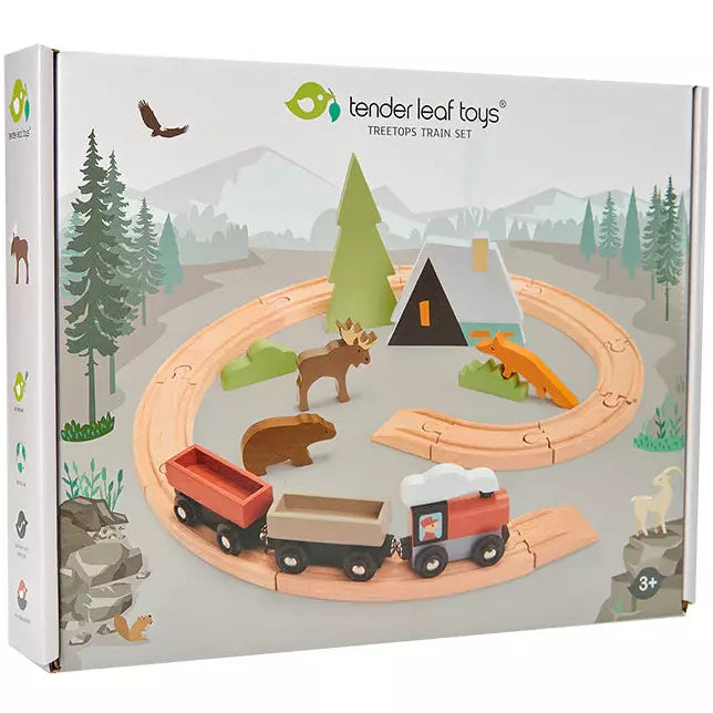 Treetops Wooden Train Set