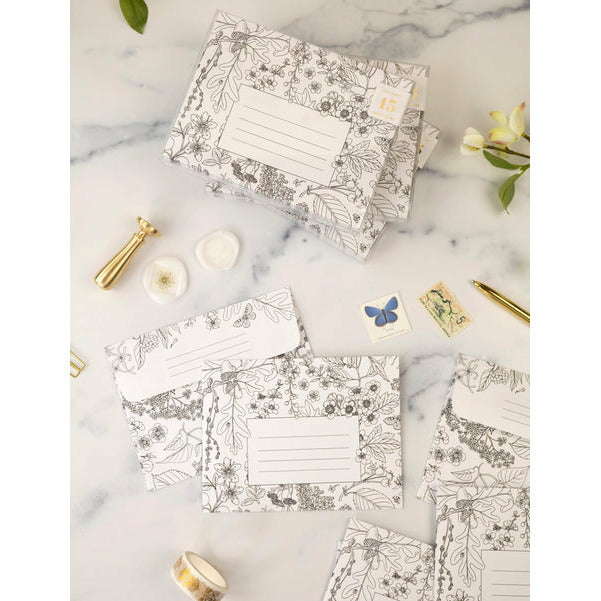 Tree Blooms Set Of 15 Envelopes