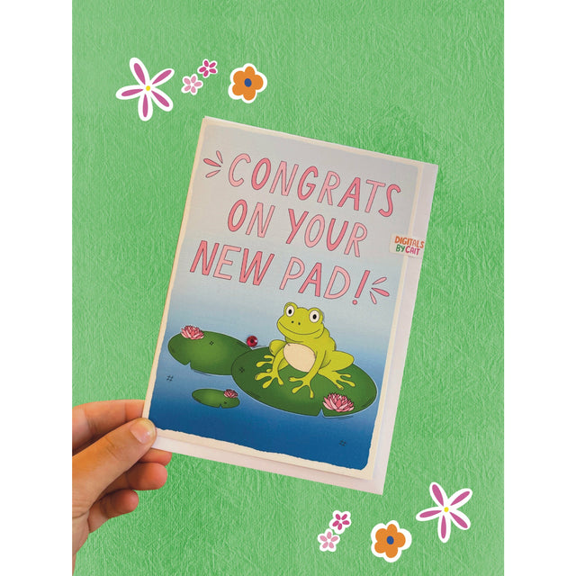 New Pad Congratulations Moving Card