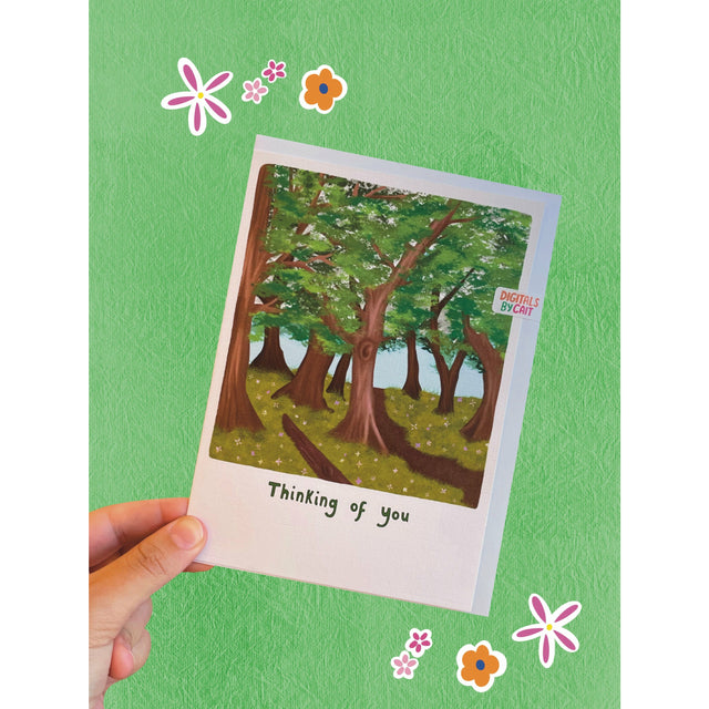 Thinking of You Forest Card