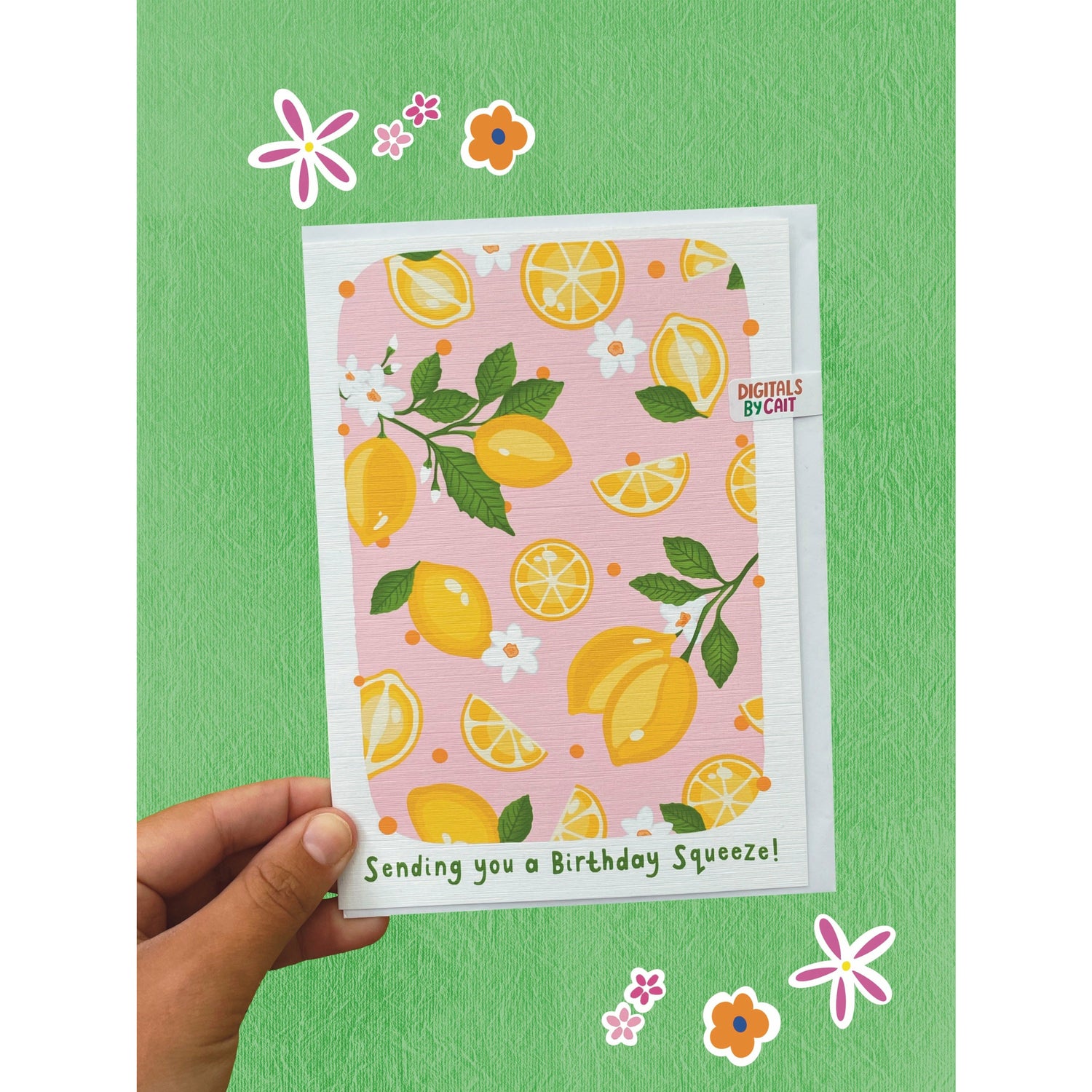 Birthday Squeeze Lemon Card