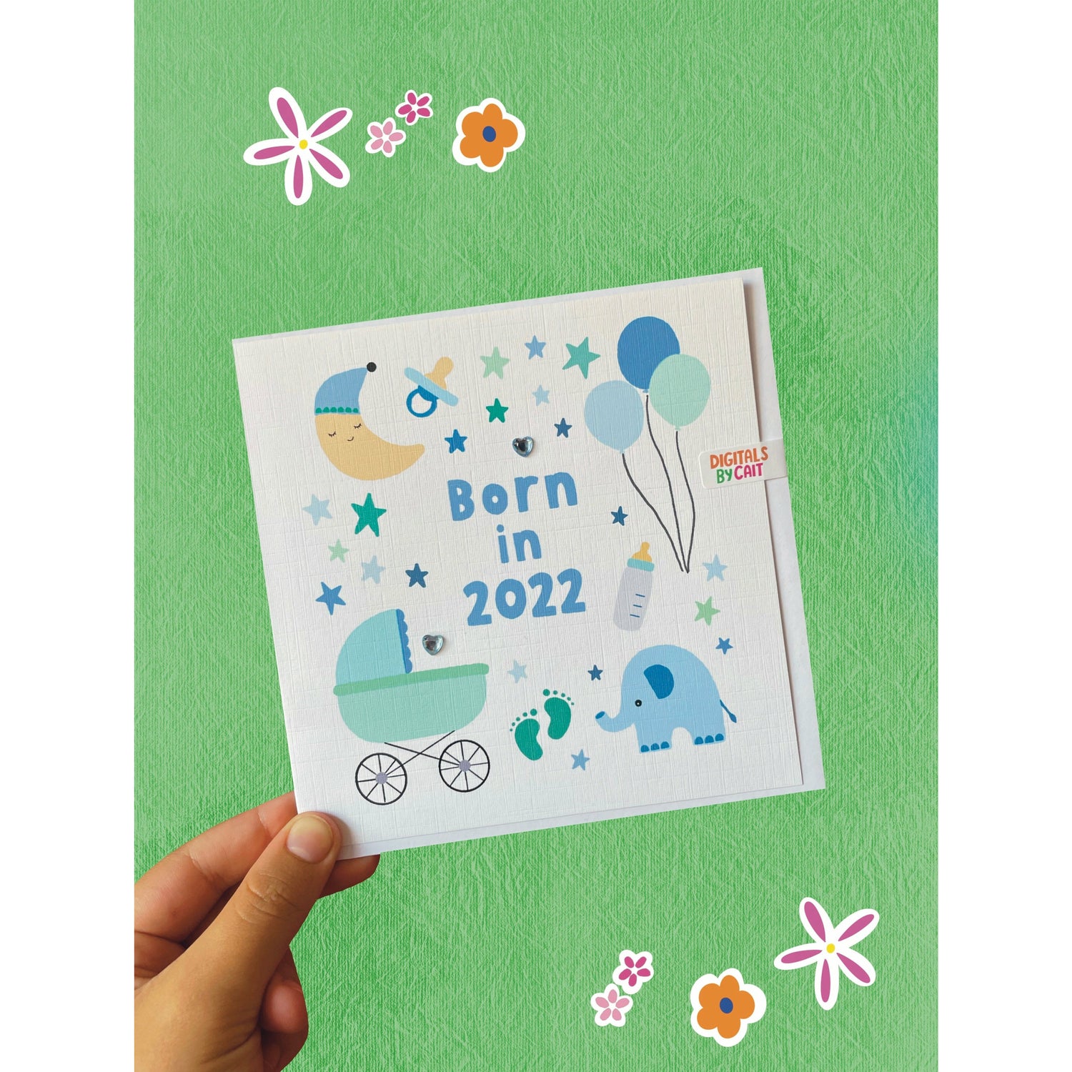 Born in 2023 New Baby Boy Card