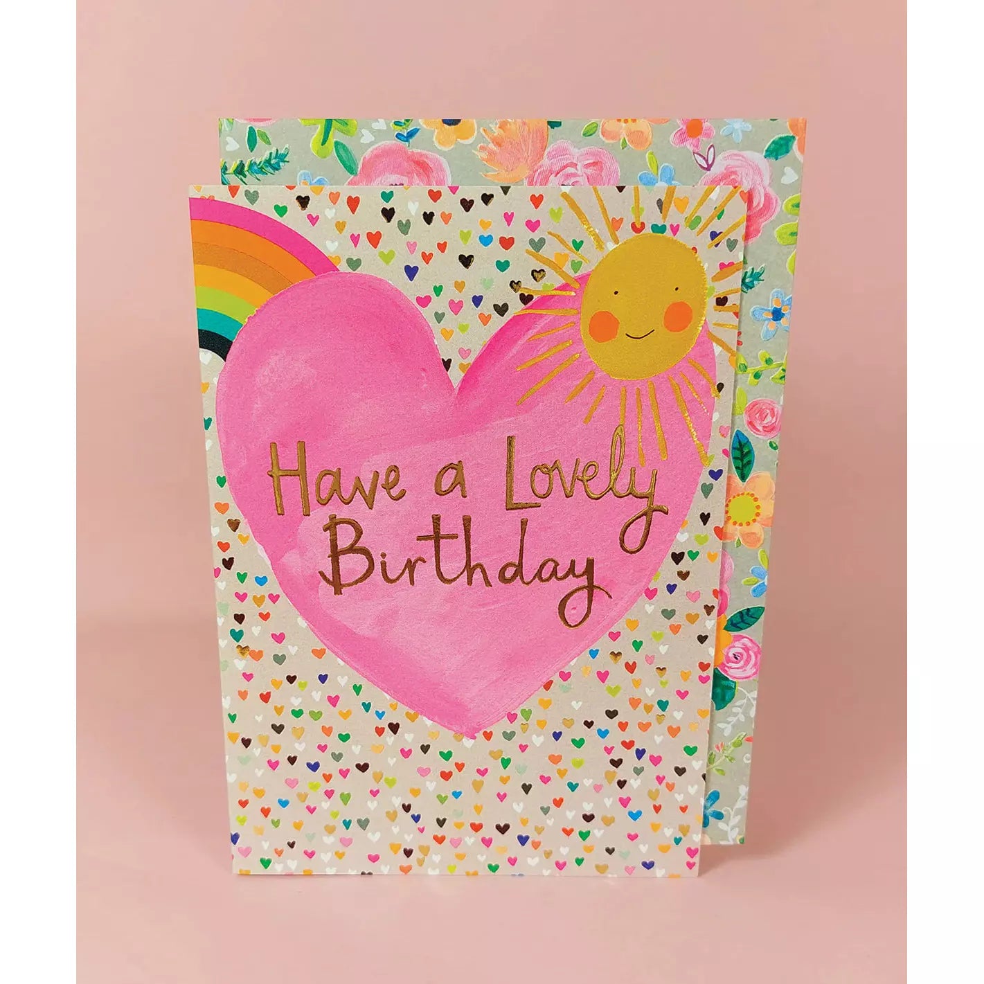 Lovely Birthday Neon Card