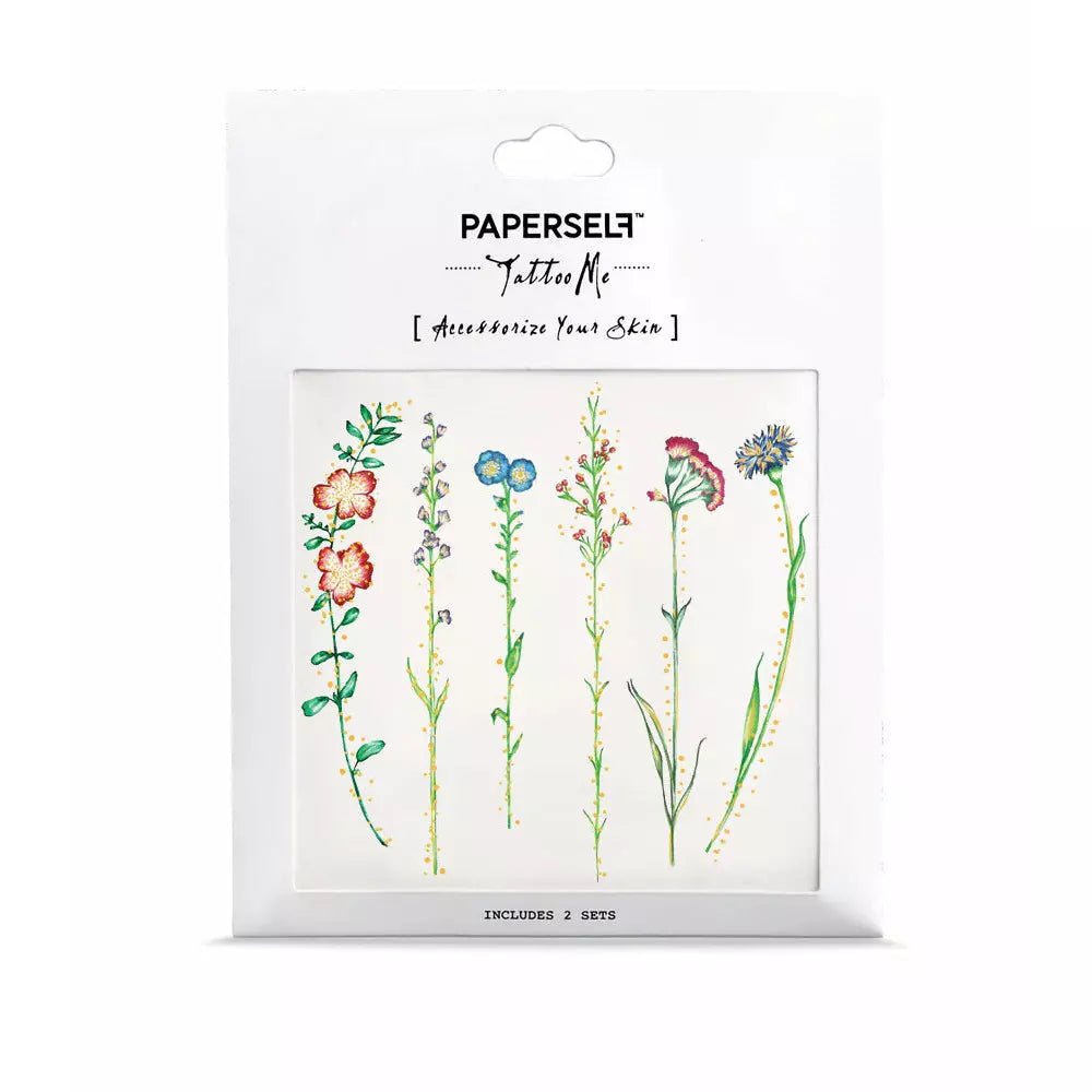 Temporary Tattoos Vintage Flowers