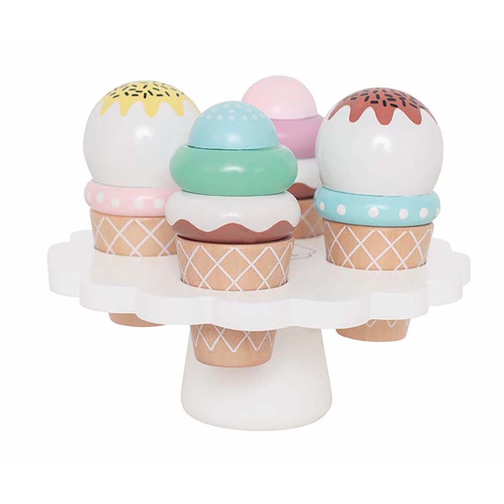 Wooden Ice Cream Play Set