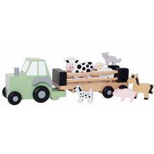 Load image into Gallery viewer, Wooden Animal Tractor