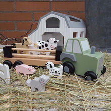 Load image into Gallery viewer, Wooden Animal Tractor