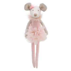 Dancer Pink Mouse With Frilly Tutu Soft Toy