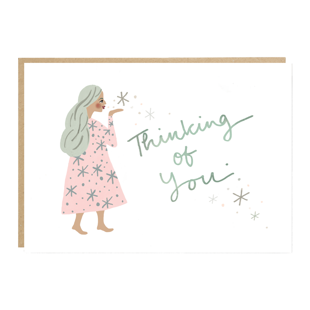 Thinking Of You Pastel Greeting Card