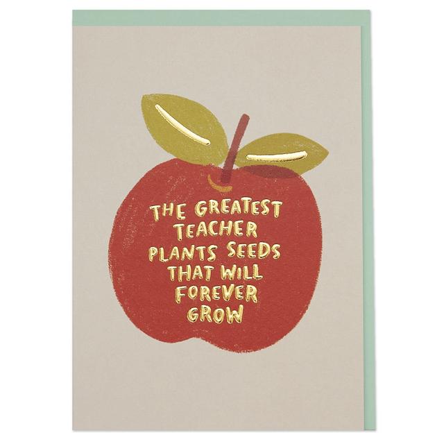 The Greatest Teacher Card
