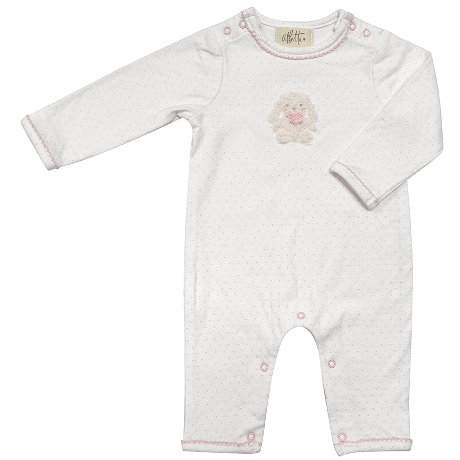 Applique Lullaby Bunny Babygro 0-3M