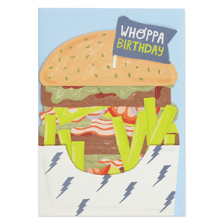 Whoppa Birthday Burger Card
