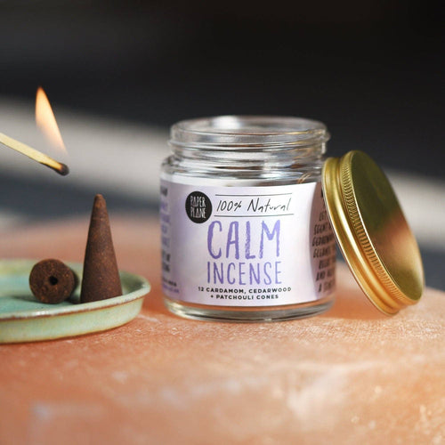 Calm Incense Jar of Incense Cones