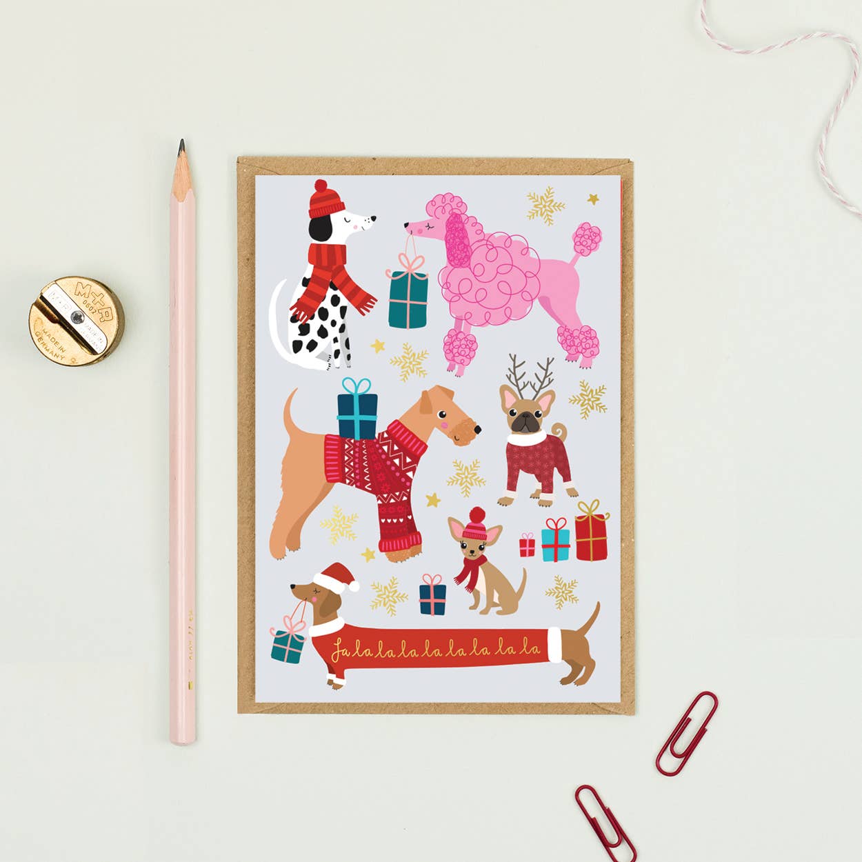 Christmas Dogs Holiday Card