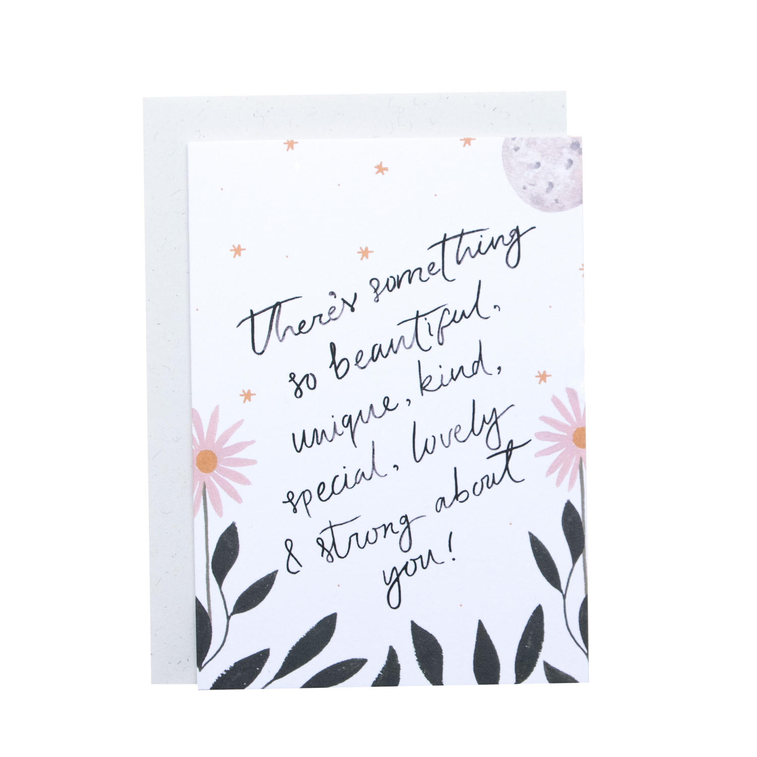 There's Something Greeting Card