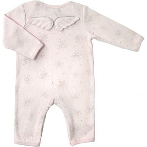 Pink Angel Wings Baby Grow 0 -3 months