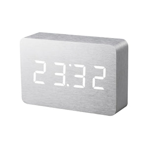 Brick Aluminium Click Clock