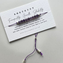 Load image into Gallery viewer, Amethyst Crystal Bracelet