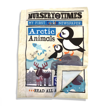 Load image into Gallery viewer, Nursery Times Crinkly Newspaper - Arctic Animals