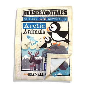 Nursery Times Crinkly Newspaper - Arctic Animals