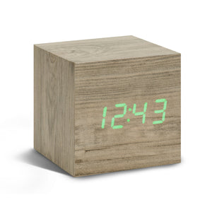 Ash Cube Click Clock
